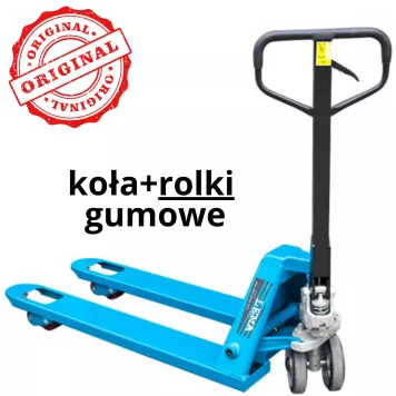 Wózek ręczny paletowy AC 25/1150 GTG  (udźwig 2500 kg; widły 1150 mm) koła i rolki gumowe