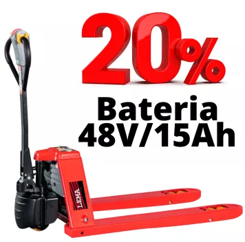 Wózek Paletowy Elektryczny Paleciak LSE 20N (udźwig 2000kg, widły 1150mm)