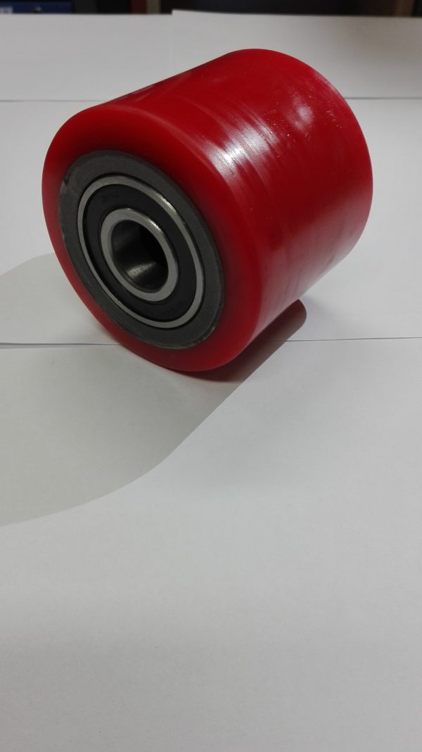 Rolka poliuretan 80x70 mm z łożyskami kulkowymi (do zestawów transportowych XY-08,16,24,32t)