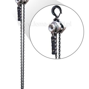 Wciągnik łańcuchowy ręczny aluminiowy LMT-002015AL
