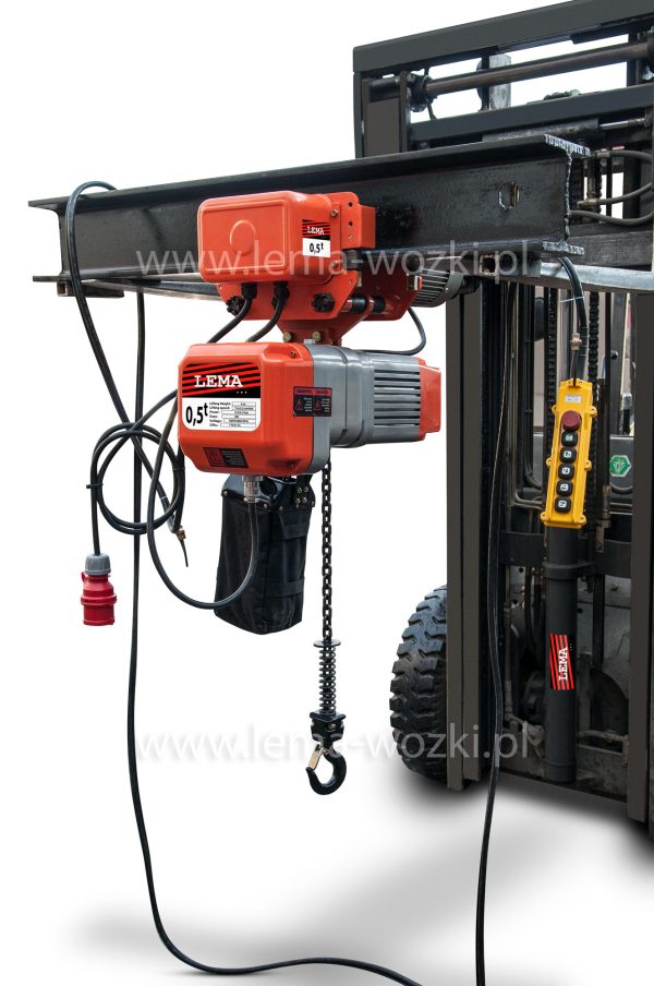 Elektryczny Wciągnik Łańcuchowy z Wózkiem Wciągarka Elektryczna 500kg LMTEW-00506C