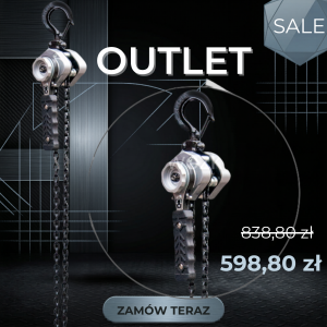 Aluminiowy Wciągnik łańcuchowy ręczny Wciągarka LMT-005015AL