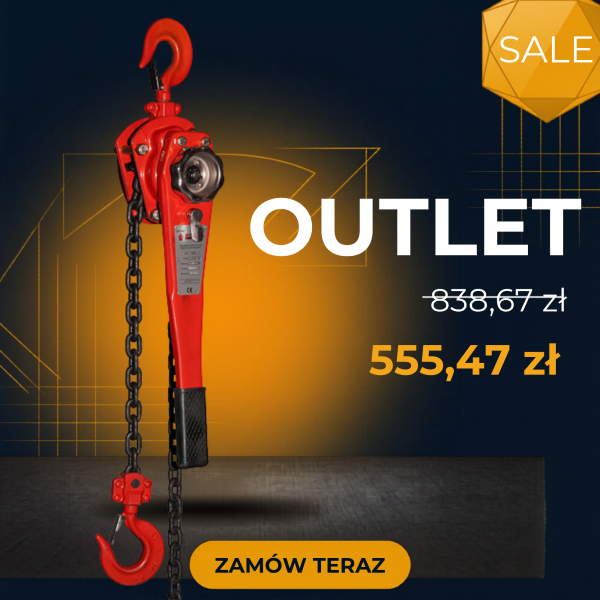 Wciągnik dźwigniowy ręczny Grzechotka LMT-0306L