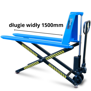 Wózek nożycowy długie widły PTOX 10/1500