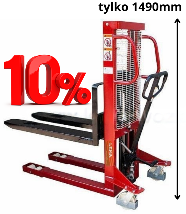 Masztowy Wózek Paletowy Niski PTM 1010S