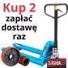 Paleciak Wózek ręczny paletowy AC 25/1150  PTP dwupak