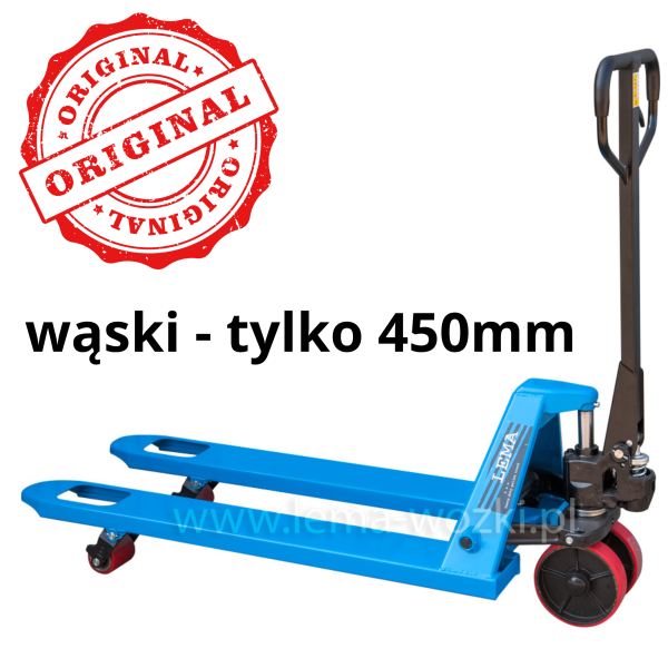 Wózek paletowy wąski 450 mm ACJ 25/1150 PTP