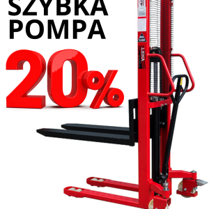 Wózek Masztowy Ręczny SZYBKA POMPA PTM 1016F