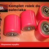 Komplet 4 rolek poliuretan na żeliwie 80x70 mm TANDEM